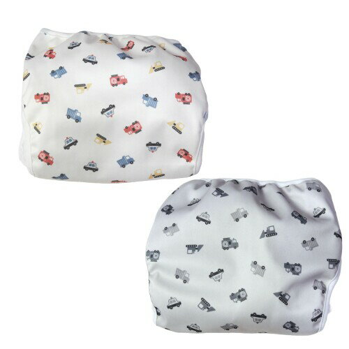 (PetitTailleur) 日本製 おむつカバー 2枚組 80 90 100 マジックテープ 内ベルト 蒸れない ベビー 布お..