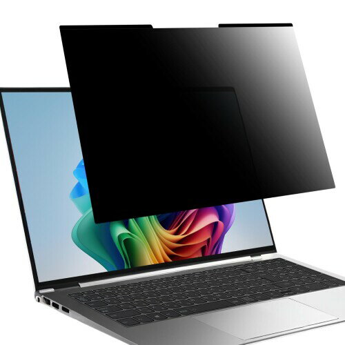 LOE(ロエ) 薄型 マグネット式 覗き見防止フィルター 13.3インチ 16:10 プライバシーフィルター ブルー..