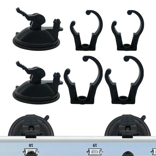 PAVIKE 水槽ライトスタンド吸盤 2個組 水槽用吸引クリップ 水槽 ヒーター 吸盤 強化吸盤式ブラケット ..