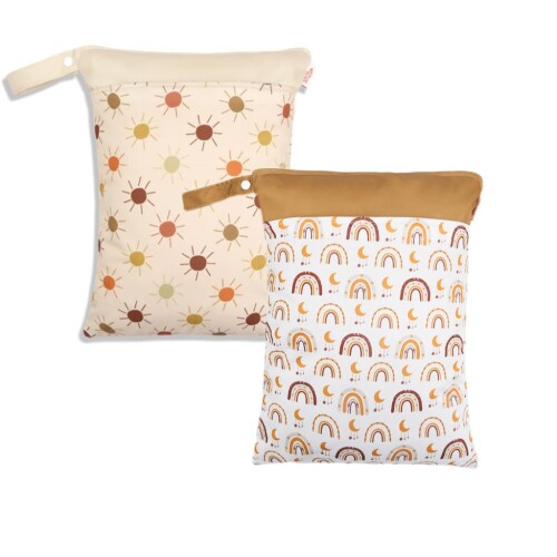 Olesew 防水ポーチ おむつポーチ 30*40cm 防水バッグ 保育園 幼稚園 防水 洗濯機OK 大容量 オムツ 着替..