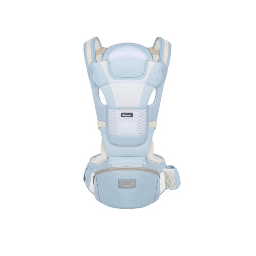 Lukaedy 多機能抱っこ紐 12way ベビーキャリア ヒップシート ウエストキャリー分離可 新生児から3歳まで 通気性 3D低反発座面