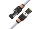 LINKUP (Versiv認証) LAN ケーブル Cat7-0.6M (3本セット) 10ギガビット RJ45 コネクタ S/FTP 二重 シールド | イ...