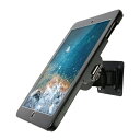 適用9.7''iPad (6th,5th,Gen.,Air 1&2,Pro)壁掛けスタンド、盗難防止ロックとキー、自由自在に使用可能なマルチアングル、画面の水平位置と垂直位置の調節可能、金属製、