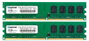 4GB DDR2 667MHz 667 PC2-5300 5300U 2GB×2枚 デスクトップPC用 メモリ 1.8V CL5 Non-ECC RAM Mem...