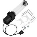水冷ポンプ Fosaアクリルコンピュータdiy水冷タンクシリンダータンク 19WポンプG1 / 4防水耐久財110 160 210 300ミリメートル液体冷却水...
