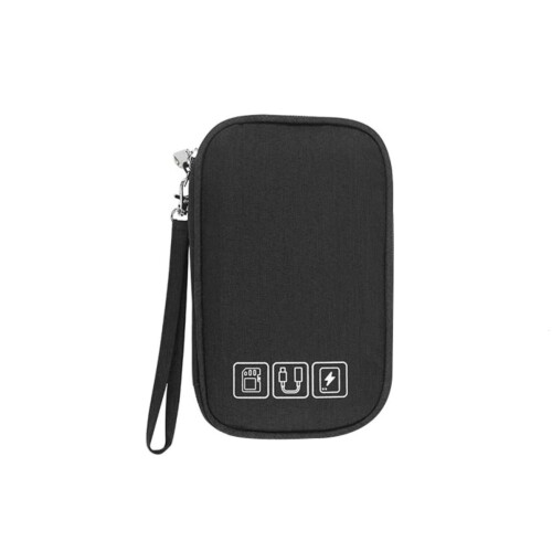 Renjzle ガジェットポーチ ケーブル収納ポーチ 3層タイプ トラベルポーチ 充電ケーブル 充電器 イヤホ..