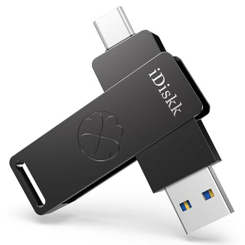 iDiskk 超高速 ソリッドステート外付けSSD 256GB iPhone16/15対応 USB3.2 Gen2 最大読取り速度1000MB/s(10Gbps)ハイスピード フラッシュメモリ ドライブ容量不足解消 外部ストレージ拡張 データ高速転