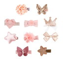 前髪クリップ ヘアクリップ ヘアピン ヘアアクセサリー へあアクセサリー かみどめ かわいい おしゃれ お誕生日 プレゼント (10点セット)