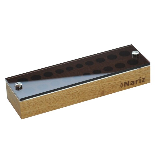 ナリズ(Nariz) 乳歯ケース 日付記入用アクリル板付き ショコラ
