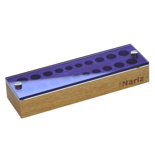 ナリズ(Nariz) 乳歯ケース 日付記入用アクリル板付き グレープ