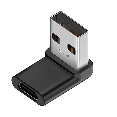 CY USB-C型雌ねじ90度傾斜USB 3.0 Aノートパソコンデスクトップ雄ねじデータアダプタ