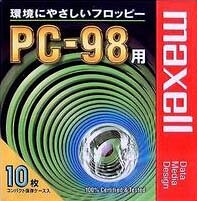 maxell 3.5FD 98 10枚 (MFHD8C10P)
