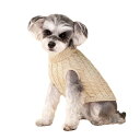 Epochtech 犬服 猫服 犬用 セーター 春 秋 冬 犬用 ニット セーター 防寒着 暖かい 可愛い おしゃれ 小型犬 中型犬 ペット服 (カーキ, M)