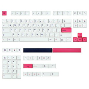 Happy Balls PBT キーキャップ 日本語 XDA プロファイル カスタム チェリー MX キーキャップセット 染料昇華印刷 互換性があります 61 68 75 84 87 96 98 104 108 MXスイッチ メカニカルキーボード ピン