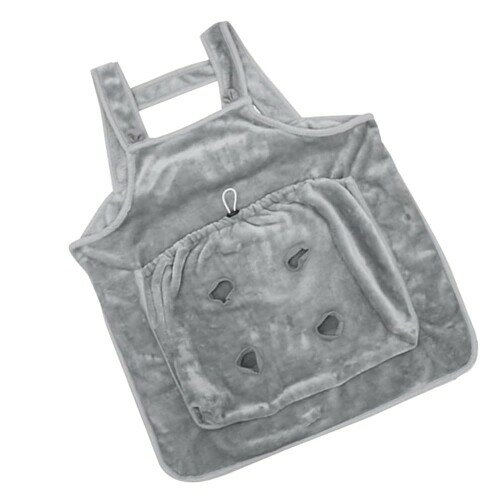 Itisyou 猫 抱っこ エプロン 猫用カンガルーエプロン 猫寝袋 ペットの毛がつきにくい服 猫服を抱