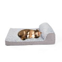 OWNPETS 犬ベッド ペットベッド 冬 暖かい カバー洗える クッション ペットソファー 犬 ふわふわ ぐっすり眠る 枕付き(M 70X58X12CM グレー) 大型犬 中型犬 成犬 寒さ対策 高反発 ペットクッシ