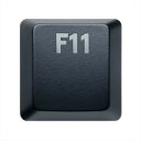 ロジクール G913/G913TKL/G915 交換用キーキャップ (選べる1個売り)(発光対応) (BERGBUCH) (F11, Black)(2)