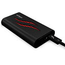 Archgon Thunderbolt 3 2TB 外付け M.2 NVMe PCIe Gen3×4 SSD アルミニウム筐体 ポータブル 熱伝導シート付属 最...