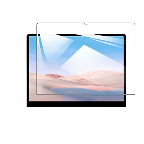 for Surface Laptop Go/for Surface Laptop Go2 フィルム For Surface Laptop Go2 ガラスフィルム 強化ガラス 12.4インチ指紋防止 気泡ゼロ 硬度9H 飛散防止 指紋防止 画面保護 保護シート液晶保護フィルム 対