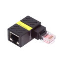 xiwai CAT6 UTPオス-メスエクステンダー 360度角度回転アダプター RJ45 8P8C 1000Mbps LANイーサネットネットワーク用
