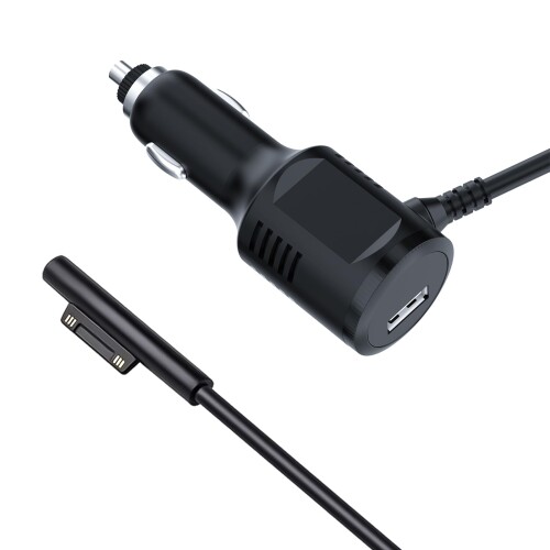 VHBW Surface Pro 車用充電器 対応Suface Pro3/Pro4/Pro5/Pro6/Pro7 互換1800/1625/1735/1736 USB-Aポート付き 1.5m PSE認証 VHBW Surface Pro 車用充電器 対応Suface Pro3/Pro4/Pro5/Pro6/Pro7 互換1800/1625/1735/1736 USB-Aポート付き 1.5m PSE認証
