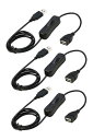 ?YFFSFDC USB 延長ケーブル オン/オフスイッチ付き USB A オス メス 延長ケーブル ON/OFF USBスイッチ データ転送をサポート USB電源ケーブル 1m 3本入り