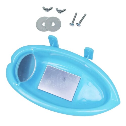 インコ 水浴び 水浴びプール 鳥 水浴び容器 バードバス浴槽 鳥 水遊び 漏れない 鏡付き 再利用