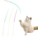 Solxion 猫 おもちゃ ネズミのしっぽ 安全シリコン 超軽量 猫用おもちゃ 室内運動に最適 猫 おもちゃ 歯磨き 頑丈 80cm(3色入り)