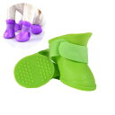 GIIPET-犬用レインブーツ 完全防水 4PCS ペットレインシューズ 滑り止め 厚底 脱ぎ履きしやすい サイズ調節可能 シン 犬用靴 ドッグシューズ 愛犬の...