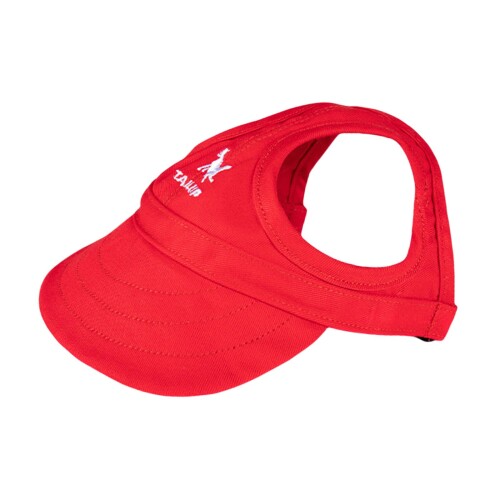 犬 帽子 キャップ 夏 犬の帽子 ペット用 野球帽 日よけ 日焼け防止 紫外線対策 小型犬 中型犬 大型犬 ドックウェア 海 お出かけ 散歩 (レッド, XL 15-30kg)