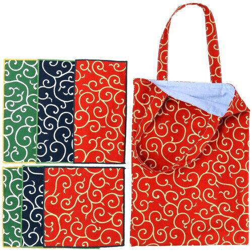 (cluster) キッズハンカチ 6枚セット おまけのトートバッグ付き 完全日本製 綿100 ガーゼハンカチ／唐..