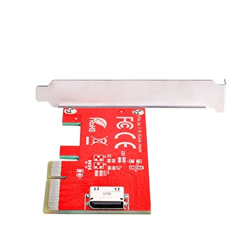 NFHK PCI-E 3.0 Express 4.0 x4 - Oculink 内部 SFF-8612 SFF-8611 ホストアダプター ブラケット付き PCIe SSD用