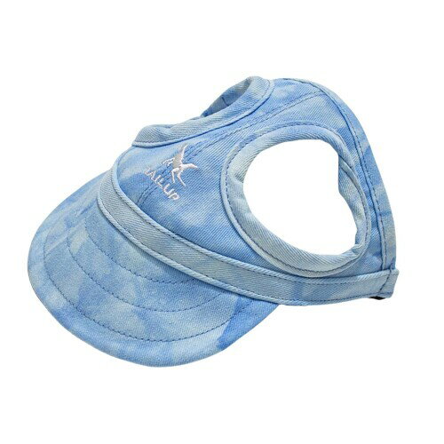 犬 帽子 キャップ 夏 犬の帽子 ペット用帽子 野球帽 日よけ 日焼け防止 紫外線対策 小型犬 中型犬 大型犬 ドックウェア 海 お出かけ 散歩 (ダークブルー, XL 15-30kg)