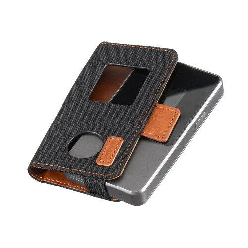 モバイルWiFiルーター T8 専用 ケース カバー 蓋無し 放熱強化型 ストラップ付属 互換性あり (オックスフォードブラック)