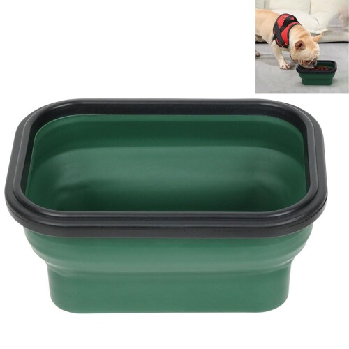 WANDEHO ペットボウル 折り畳み ペットボウル 犬皿 猫 皿 ペット食器 水入れ 水飲み シリコン素材 軽量 携帯便利 散歩 お出かけ ペット用品