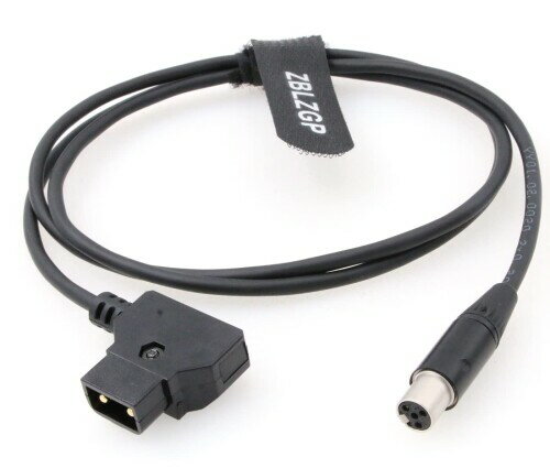 ZBLZGP D-tap to Mini 4ピン XLR メス 電源ケーブル TVLogicモニター用 39インチ