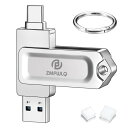 対応 iPhone 15 USBメモリ128GB USB CフラッシュメモリUSB3.0・Type-C OTG USBスティックiPad用 フラッシュドライブ iPhone 15/iPad/PC/Android/Mac兼用 iphone写真保存usb バックアップUSBデータ転送 セキュリテ(2)