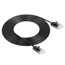 SinLoon CAT 6 Aイーサネットケーブル、高速10 Gbps 500 Mhzネットワーク線、ソフトPVC LAN超軽量ネットワーク線、PC、ルータ、モ...