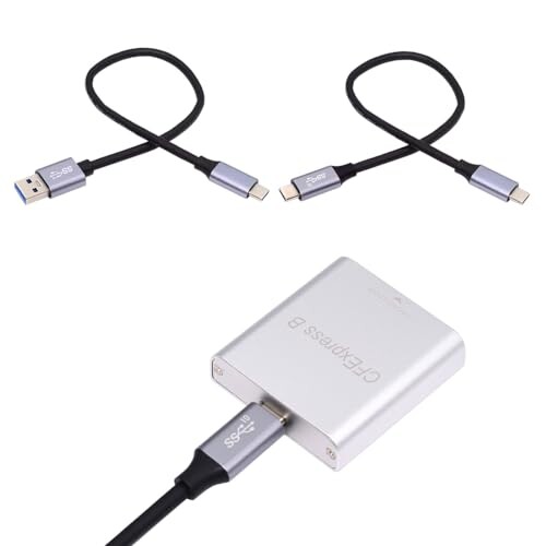 NFHK USB3.1 Type-C USB3.0 Type-A - CF Express 拡張カードリーダー CFE Type-B R5 Z6 Z7 CFBメモリーカード対応, NF-UC-152-CFE