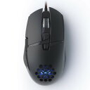 CYD C303 PRO ゲーミングマウス 有線 ゲーミングPCマウス 12800調節可能DPI LED 呼吸ライト エルゴノミクスデザイン USBゲーミングマウス 大きな手にも対応 8個プログラムボタン、ハニカムマウ(2)