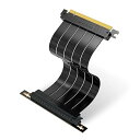 EZDIY-FAB PCIe 4.0 X16ライザーケーブル 高速シールド垂直GPUマウント用 PCI-E Gen4対応 延長ライザーカード 直角コネクタ - 20cm 90度(2)