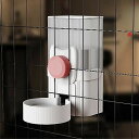 ESTVLB 自動給水器 猫 犬 給水器 猫 犬 水飲み 吊り下げ式ウォーターディスペンサー クリップ式 大容量1L サイフォンの設計 犬 みずのみ器 猫 水 自動 自動給水 短期出張 安定して転倒しな