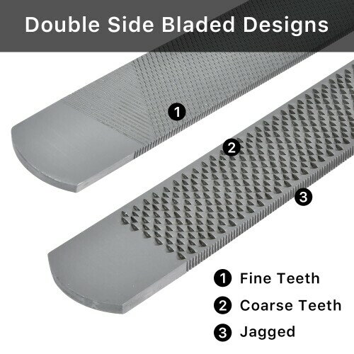 カラーズストア2号店のElesunory 馬蹄ファイル 14インチ 馬のやすり 馬蹄用ハンドル付きヤスリ 蹄トリミングツール 馬 ヤギ 豚のひづめの修復用｜アングル3