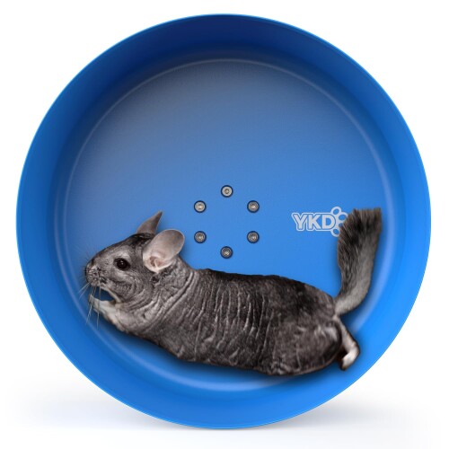 15インチ アルミニウム合金 チンチラ エクササイズホイール - 大型小動物 ランニングホイール チンチラ..