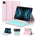 ( 2025年新開発 ) iPad Air 11インチ キーボード M3 2025/M2 2024 iPad Air5 Air4 キーボード ケース 7色バックライト 人気 超軽量 脱着式 iPad Pro 第4/3/2/1 兼用 ペンシルホルダー付き Bluetoothキーボード i-