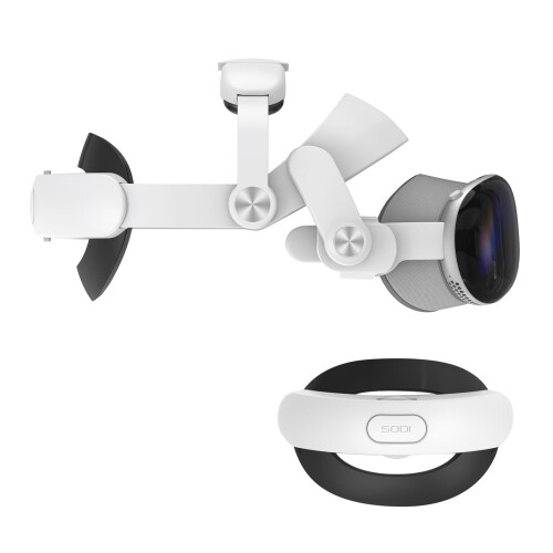 SODI Vision Pro用 ヘッドストラップ 調節可能 ヘッドバンド ワンタッチ伸縮式 自由に調節 圧力軽減 安定性 VR クッション付き ヘッドストラップ Apple Vision Pro 対応 アクセサリー ホームワー SODI Vision Pro用 ヘッドストラップ 調節可能 ヘッドバンド ワンタッチ伸縮式 自由に調節 圧力軽減 安定性 VR クッション付き ヘッドストラップ Apple Vision Pro 対応 アクセサリー ホームワー