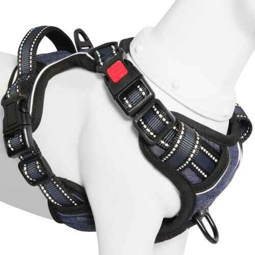 (2025最新型犬ハーネス)BaoCheng 犬用胴輪 小型犬/中型犬/大型犬ハーネス 犬用胴輪 引っ張り防止 アタ..