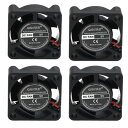 PENGLIN 4個 2510 冷却ファン 5V 25 mm x25 mm x10mm DCファン サイレント冷却ファン DCクーラー 静音 ミニ 冷却クーラー 油圧ベアリングファン 小型ファン(2)