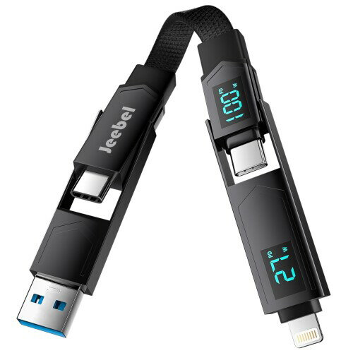 顼ȥ2Ź㤨ֽť֥ 4in1 Type C ֥ PD100W/5A LEDǥץ쥤 Ķ® ˥ PD27W/3A QC18W USB A 480Mbpsǡž ޥť֥  1¿ ܸ (֥åפβǤʤ3,184ߤˤʤޤ