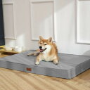 EMME 犬 ベッドクッション 防水 ペットベッド ペットマット 犬用ベッド 洗える さらさら 通気性 蒸れにくい 高反発 高齢犬 子犬 猫 多頭飼い 取り外せるカバー 滑り止め オールシーズン